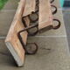 Old workshop coat hanger at 6 patères