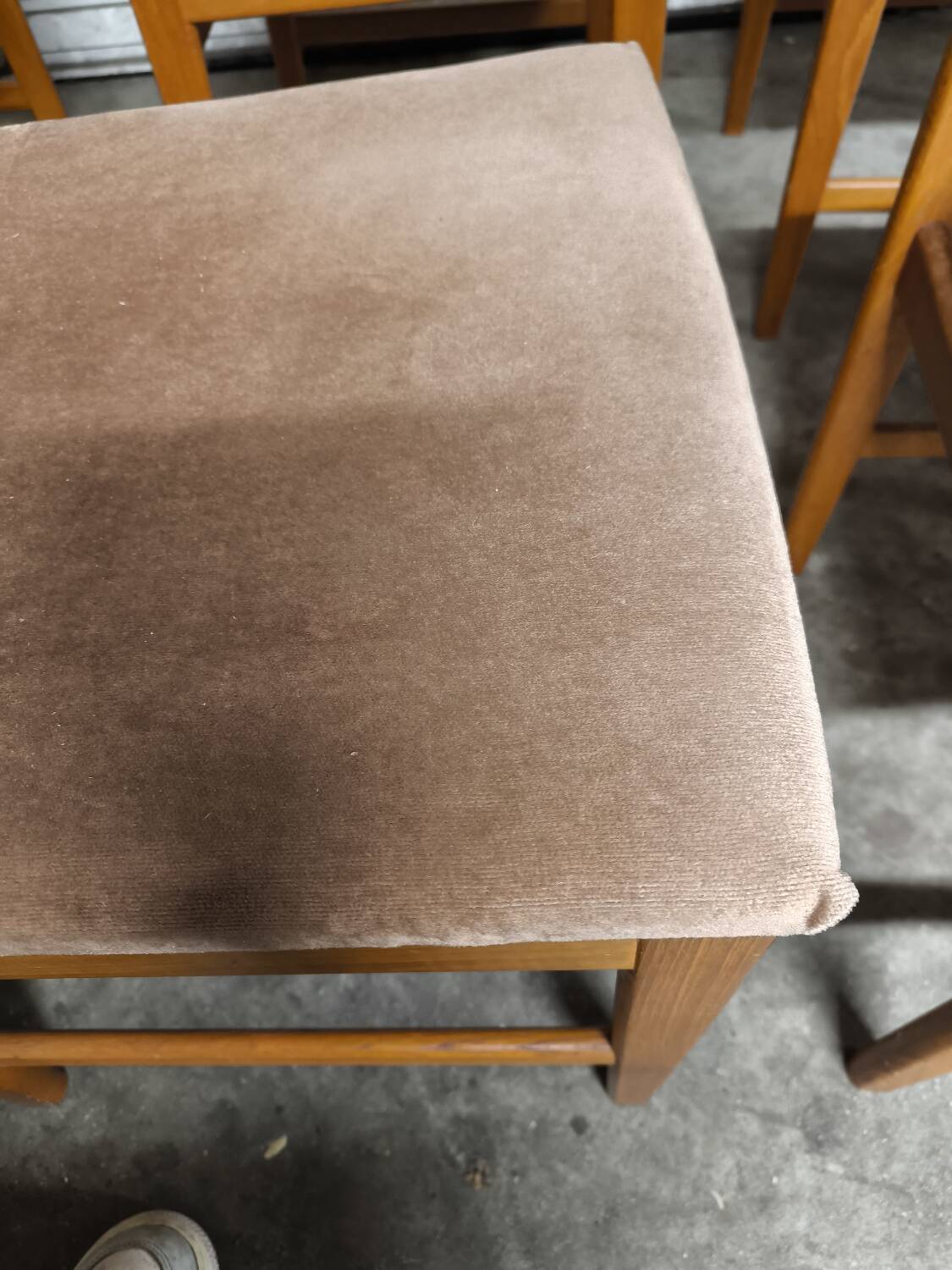 Scandinavian vintage solid teak chairs ulferts sweden 1960