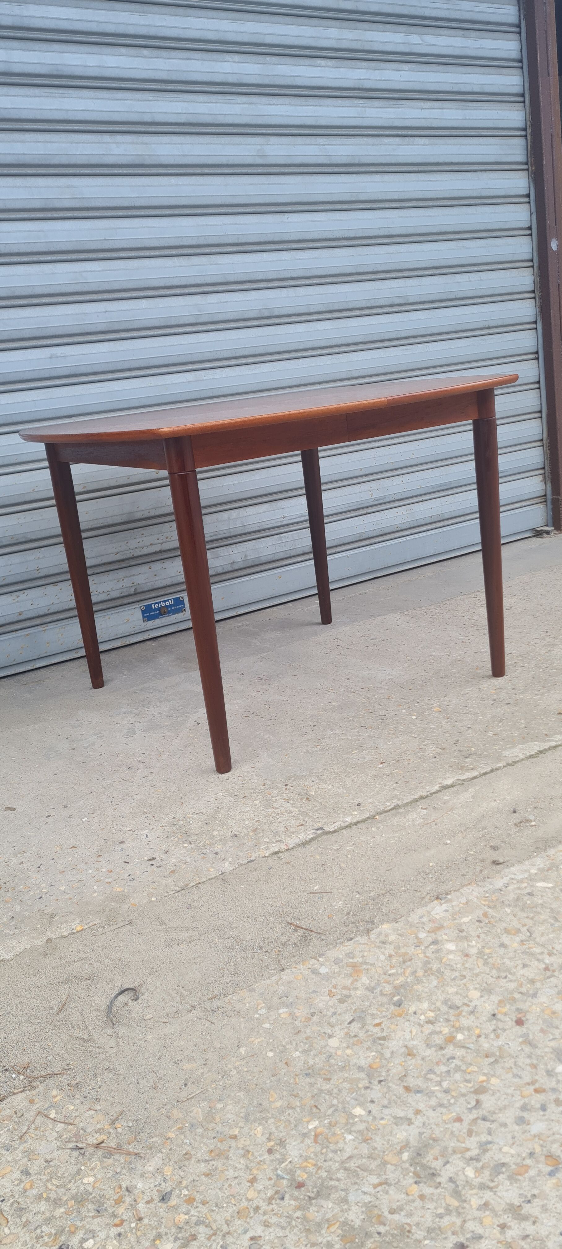 Danish teak dining table by Alf Aarseth for Gustav Bahus