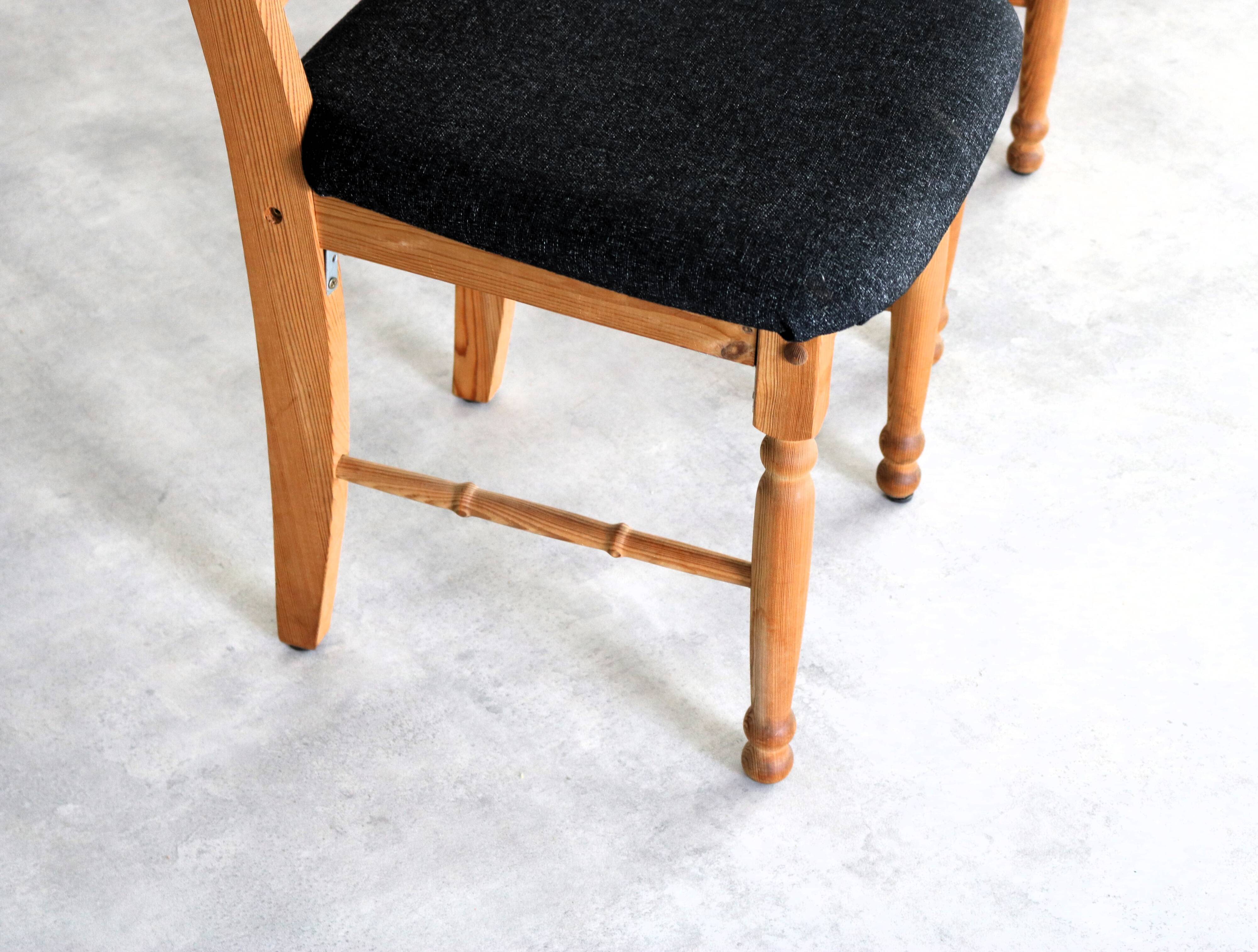 vintage dining room chairs | chairs | pine | 70's