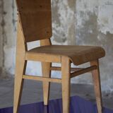 2 chaises Tout-bois attribué à Vauconsant 1941