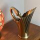 Vase cygne en laiton massif