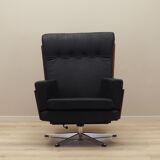Office leather armchair, Danish design, 1970s, production: Denmark