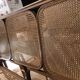 Old cannage bench