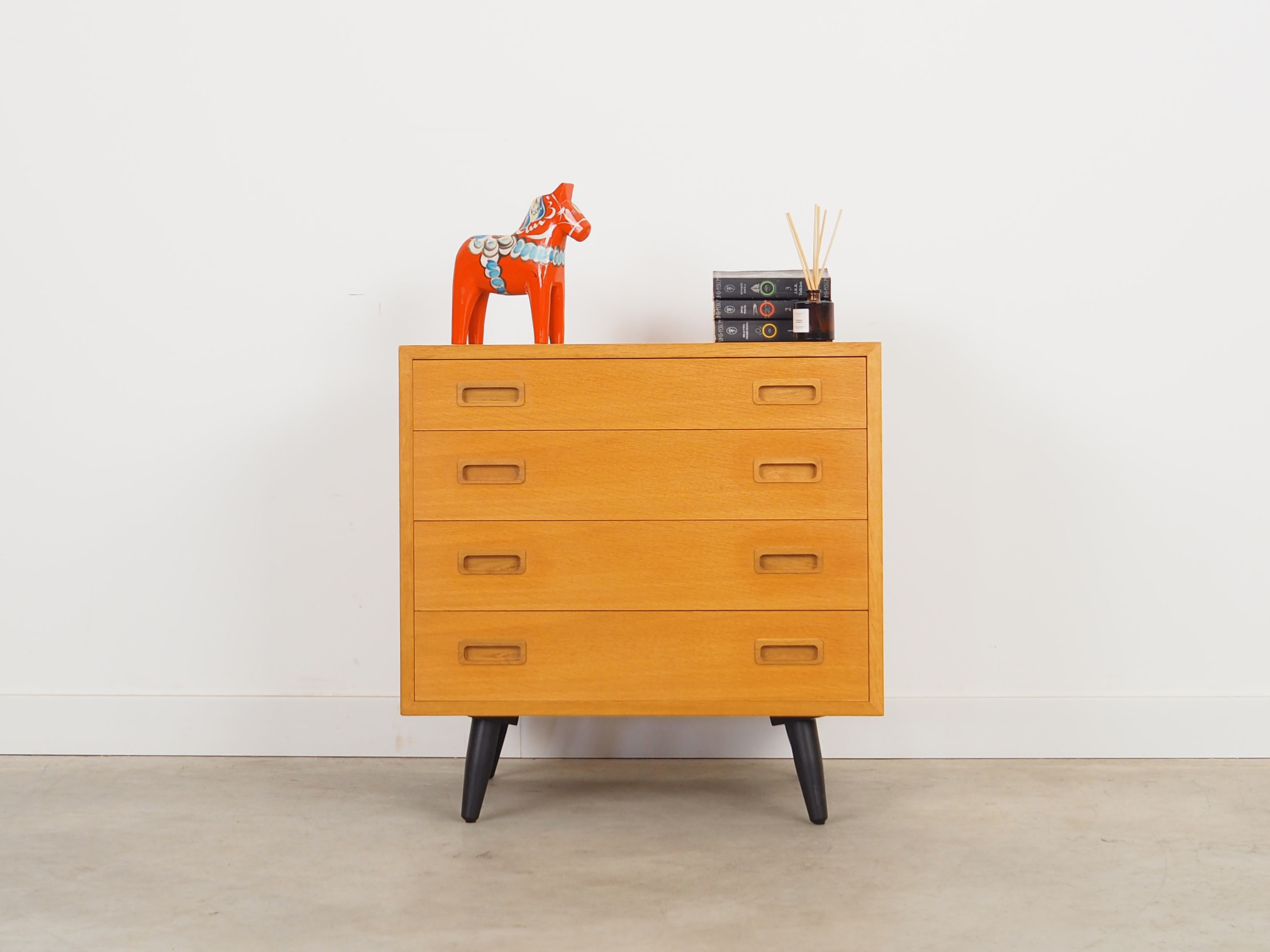 Ash chest of drawers, Danish design, 1970s, manufacture: Hundevad
