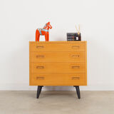 Ash chest of drawers, Danish design, 1970s, manufacture: Hundevad