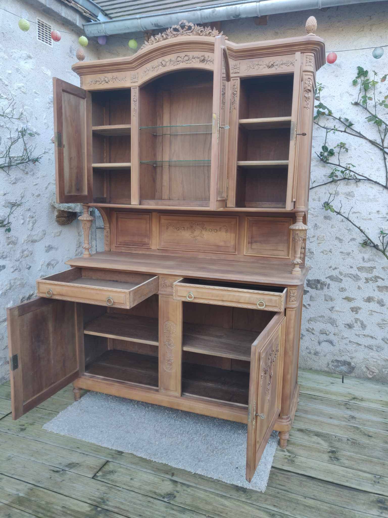 Two carved body dresser