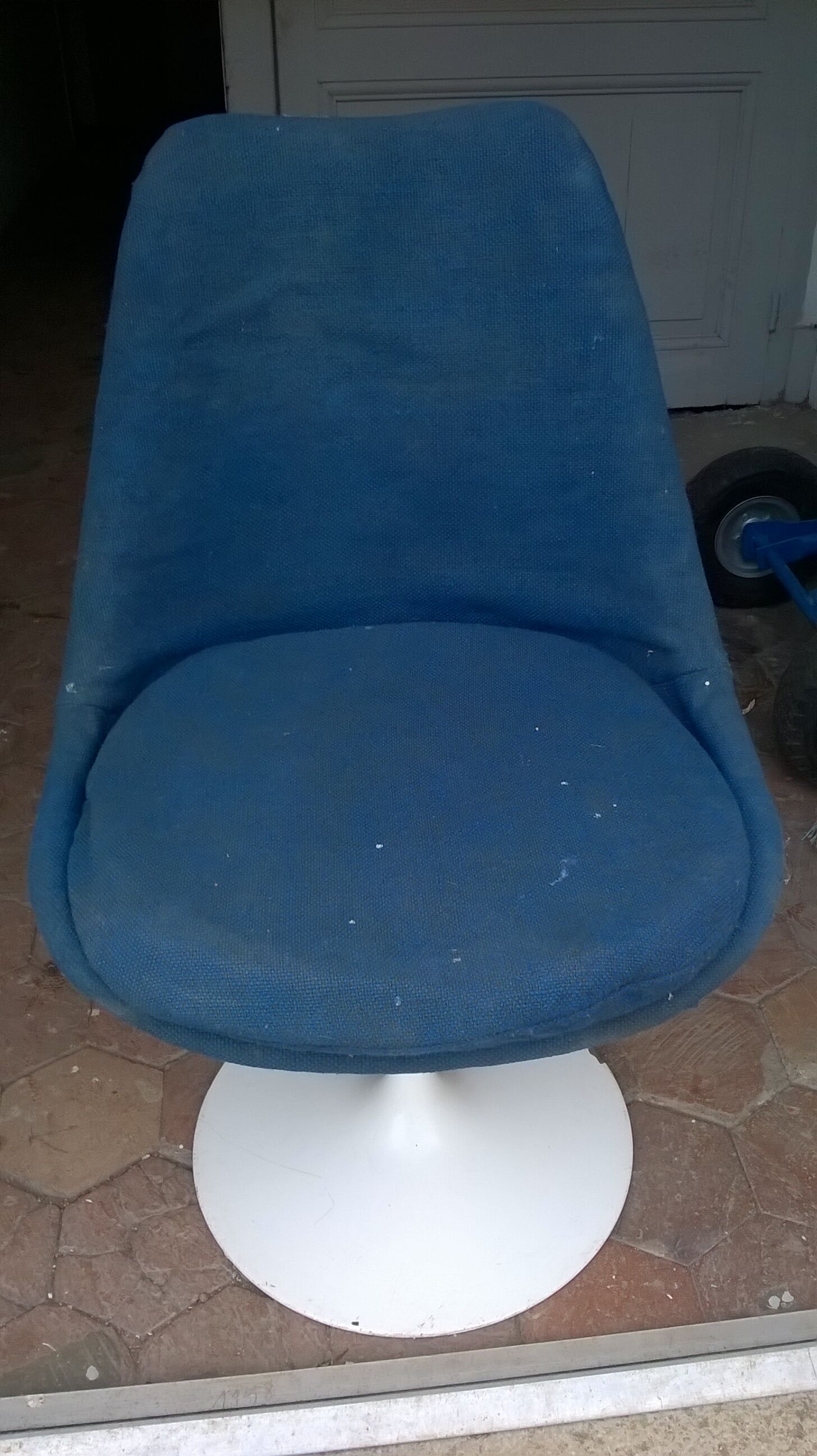 Chaise Knoll modèle tulipe Eero Saarinen vintage 70