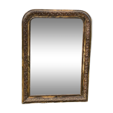 Louis-Philippe mirror H 90 x 65cm faux wood - good condition