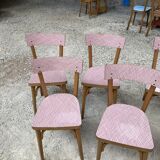 Set of 8 "Baumann" chairs