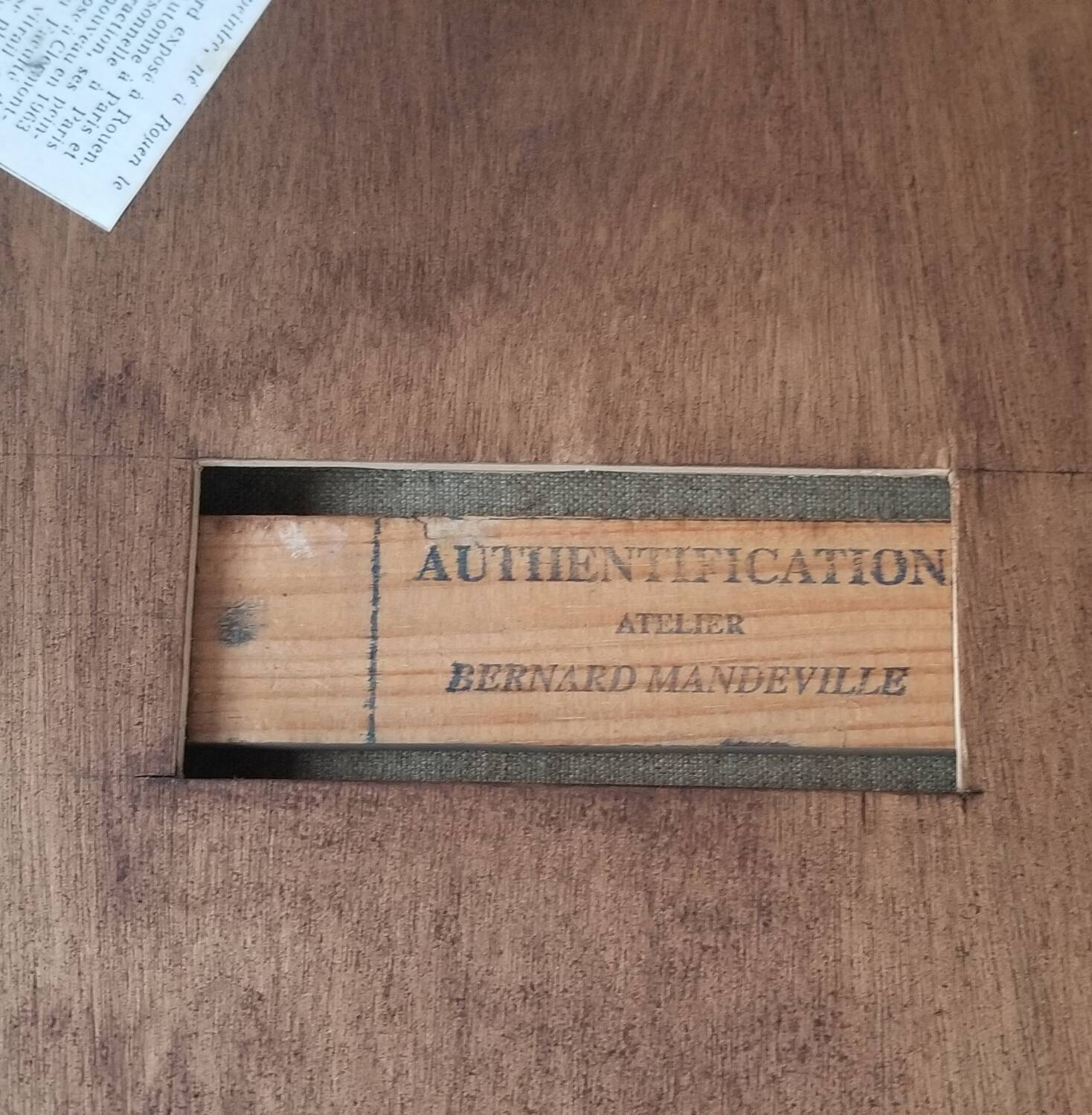 Bernard MANDEVILLE (1921-2000) - Mixed media - 61 * 38 cms