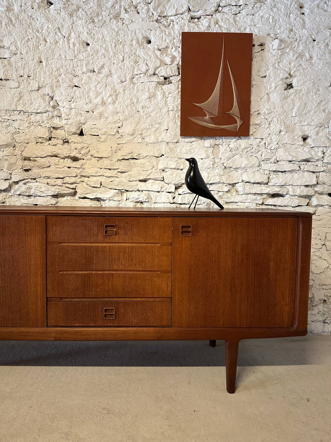 Enfilade scandinave vintage en teck