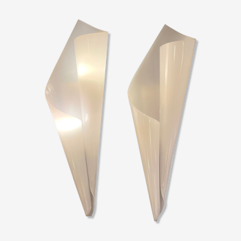 Wall Lamps by Hanns Hoffmann Lederer for HL Leuchten 1950s'