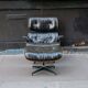 Lounge Chair and ottoman armchair by Charles & Ray Eames - Herman Miller 1976
