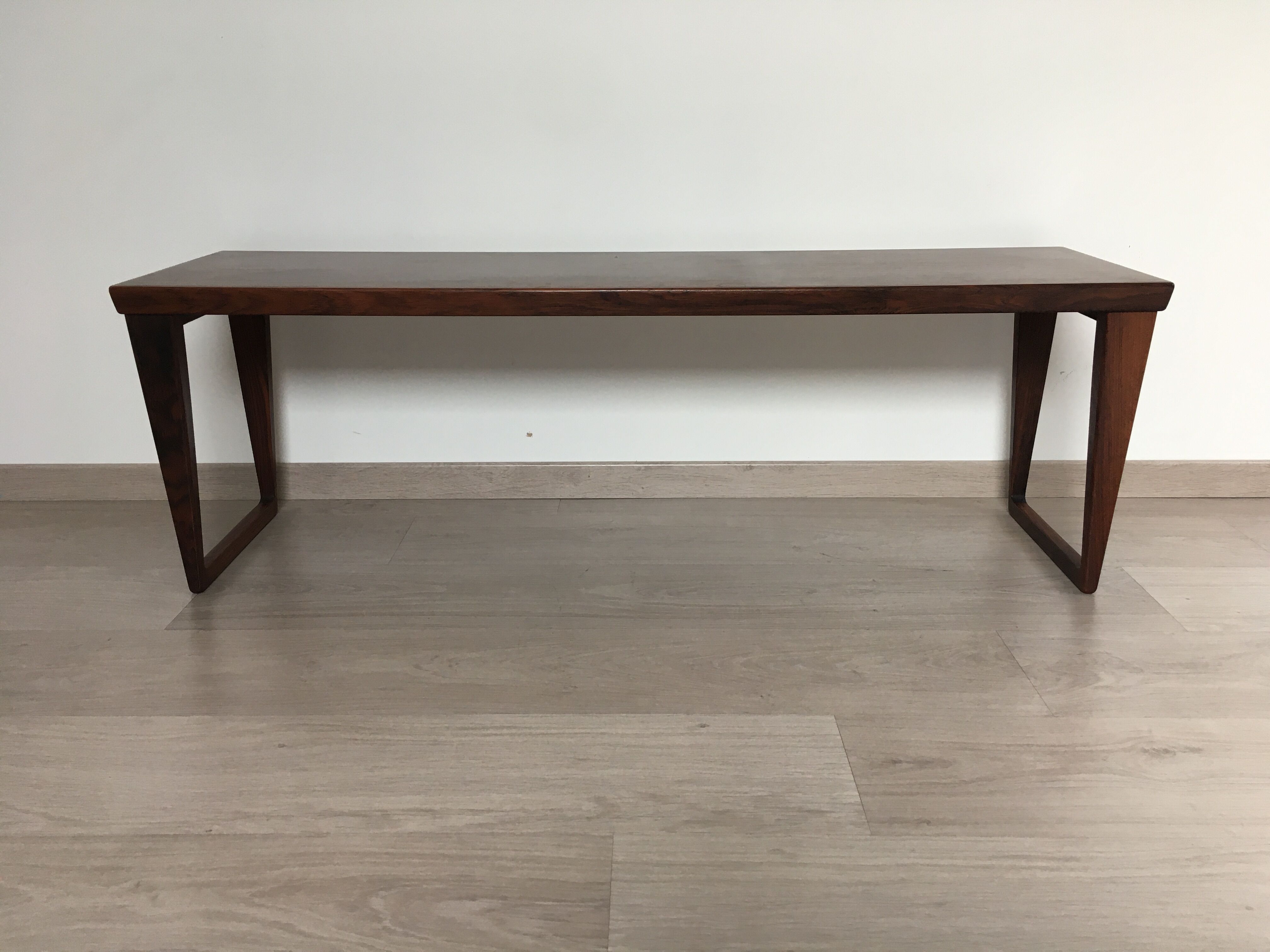 Banc scandinave de Aksel Kjersgaard en palissandre années 60