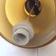 Vintage amber opaline hanging lamp 70 years