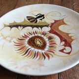 Vintage decorative dish Kerbigot ceramic 20th century
