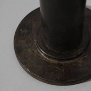 Paire de chandeliers massifs en fer de style brutaliste, années 1970