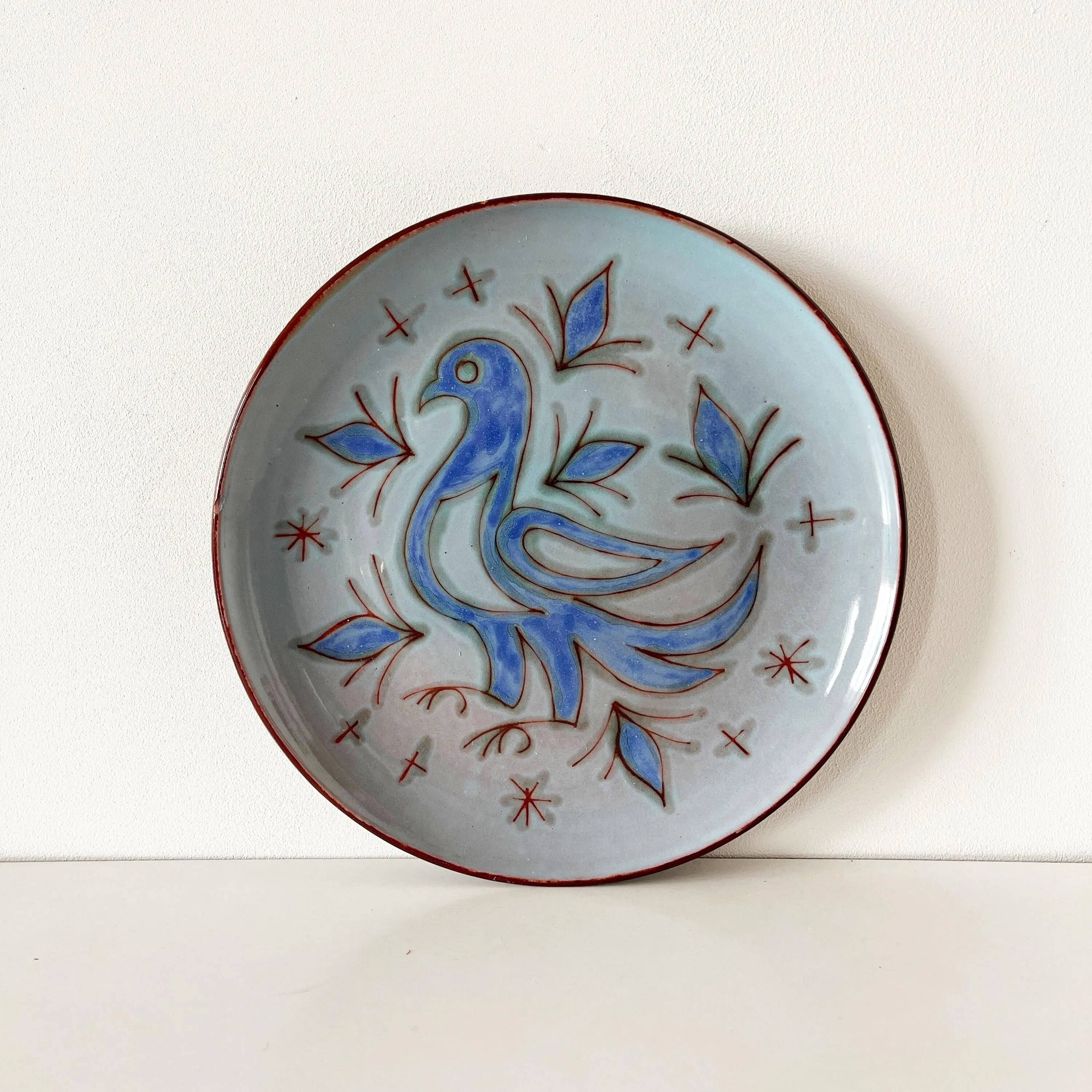 Decorative ceramic plate or bowl Paul Bay 1970