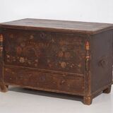Antique storage trunk dated 1861 #23