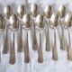 Orbrille JB silver metal cutlery set 37 pieces