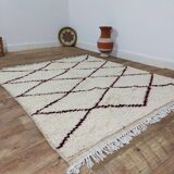 Handmade moroccan berber rug 176 x 152 cm