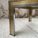 Brass chrome coffee table