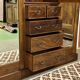 Armoire dressing anglaise en acajou 19ème