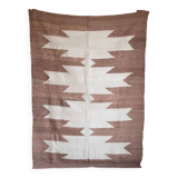 Tapis argentin 100% pure laine fauve