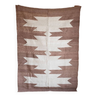 Tapis argentin 100% pure laine fauve