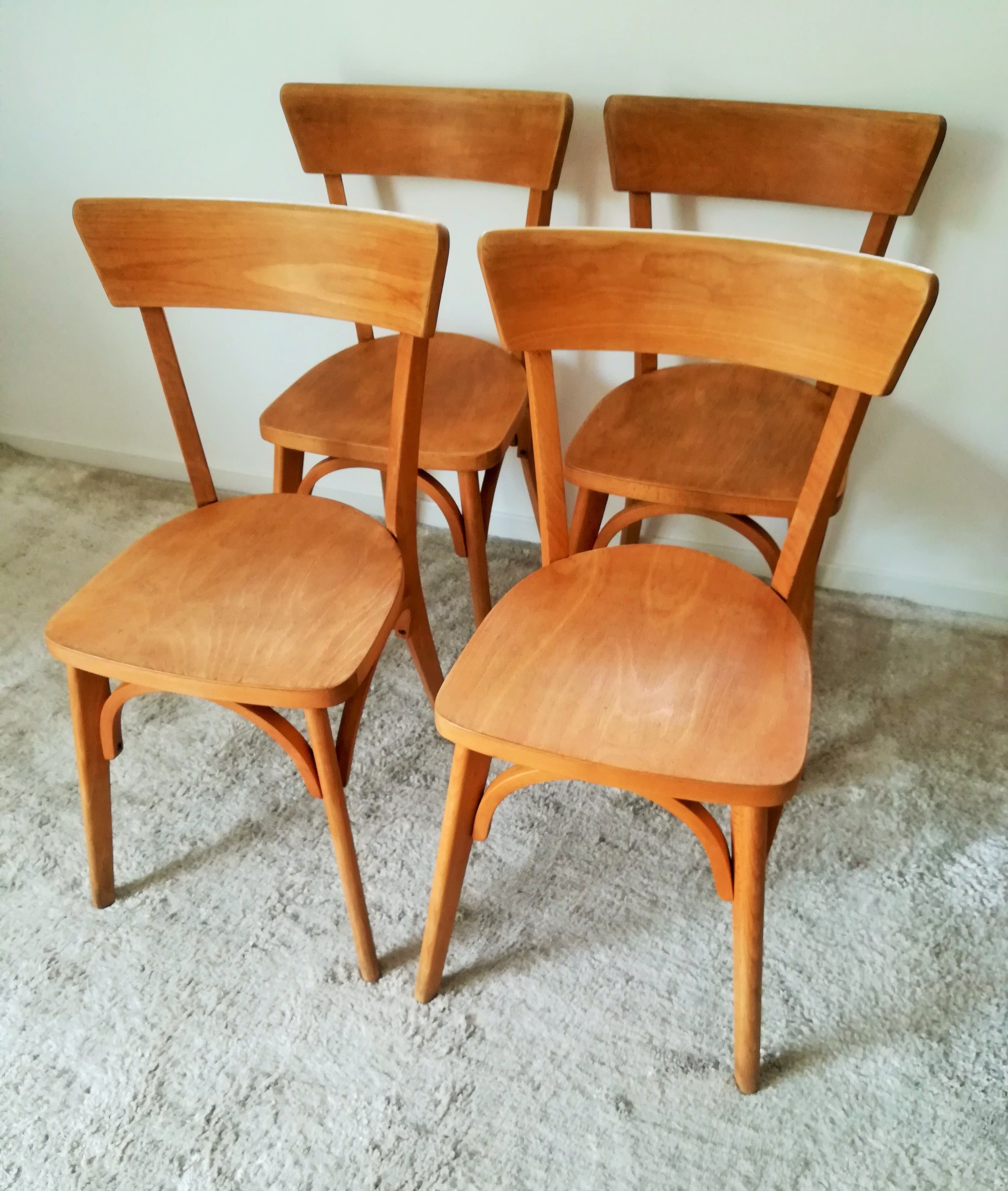 Suite of 4 chairs bistro Luterma