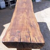 Industrial wood console
