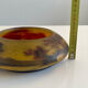 Circular glass bowl - hand-painted by Jean Simon Peynaud