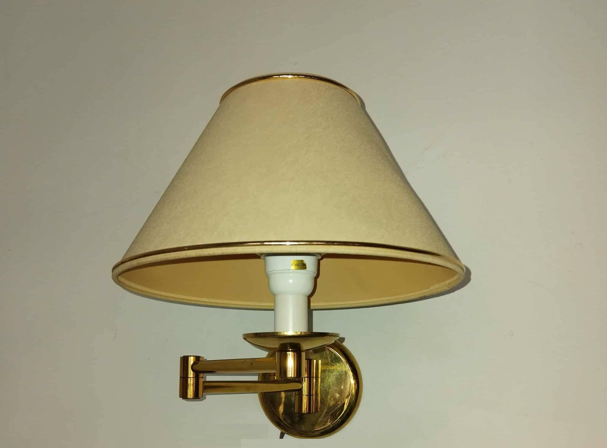 DELMAS articulated wall light, 70s lighting