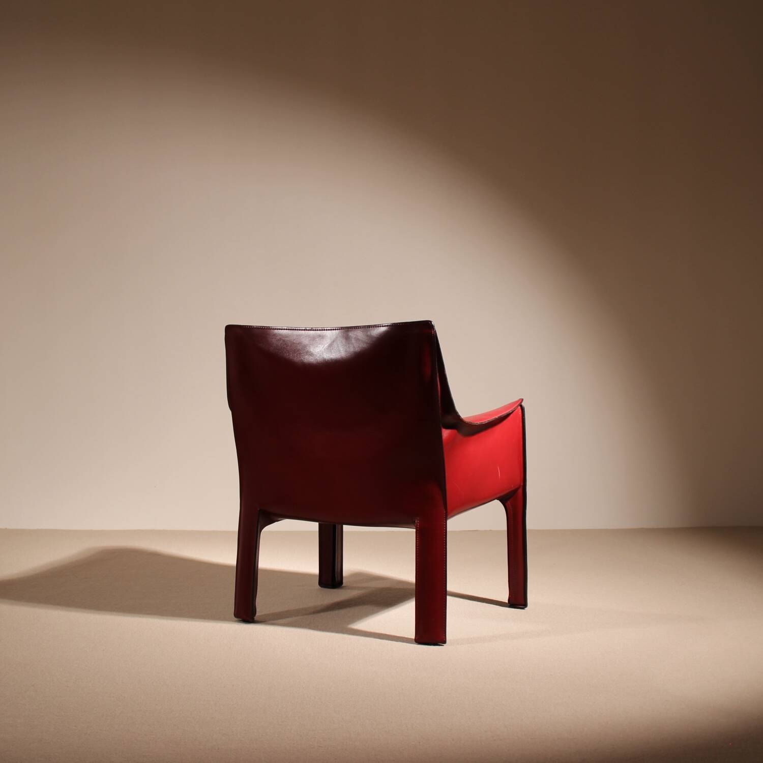 Fauteuil en cuir 'CAB 414' par Mario Bellini pour Cassina | Italie 1982