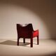 Fauteuil en cuir 'CAB 414' par Mario Bellini pour Cassina | Italie 1982