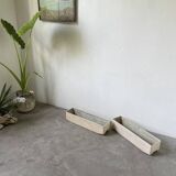 Pair of Modernist Eternity Planters by Willy Guhl