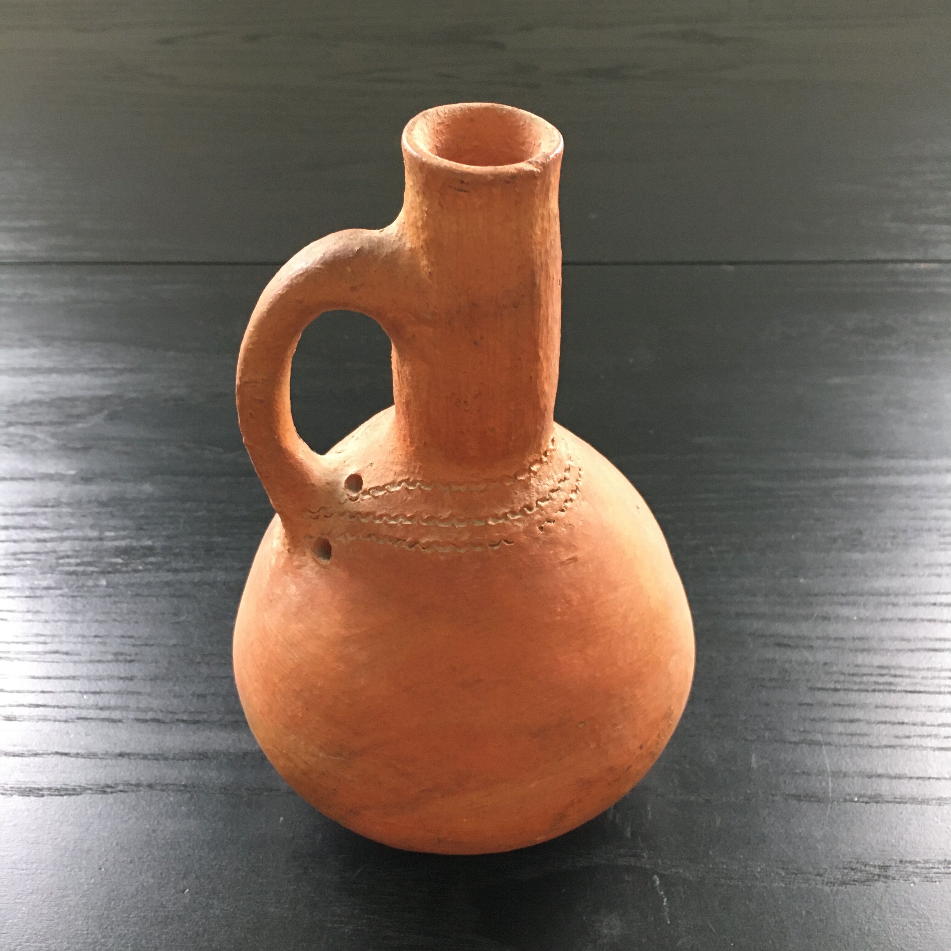 Terracotta soliflore vase