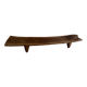 Grand banc ancien monoxyle en bois massif – 173 cm – pièce sculpturale