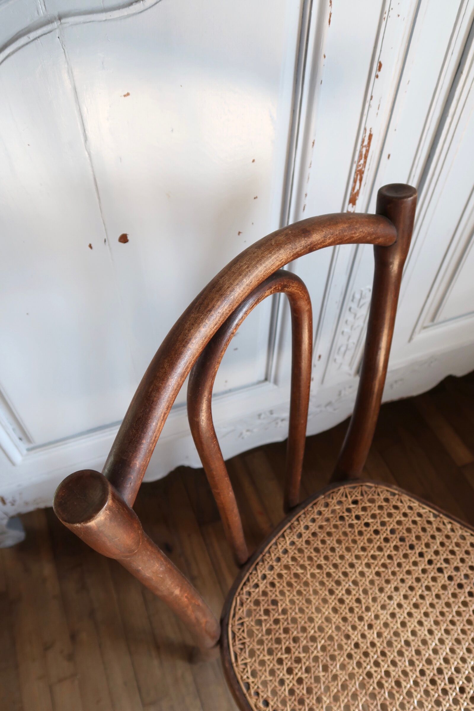Canned bistro chair Thonet N°56 years 40