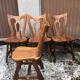 Vintage Brutalist Alsatian Bistro Chairs