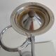 Cendrier sur pied style art deco en aluminium