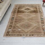 Oushak Brown Handmade Carpet