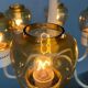Swedish mid-century chandelier T526 with amber glass by Hans-Agne Jakobsson for Hans-Agne Jakobsson Ab, 1960s.