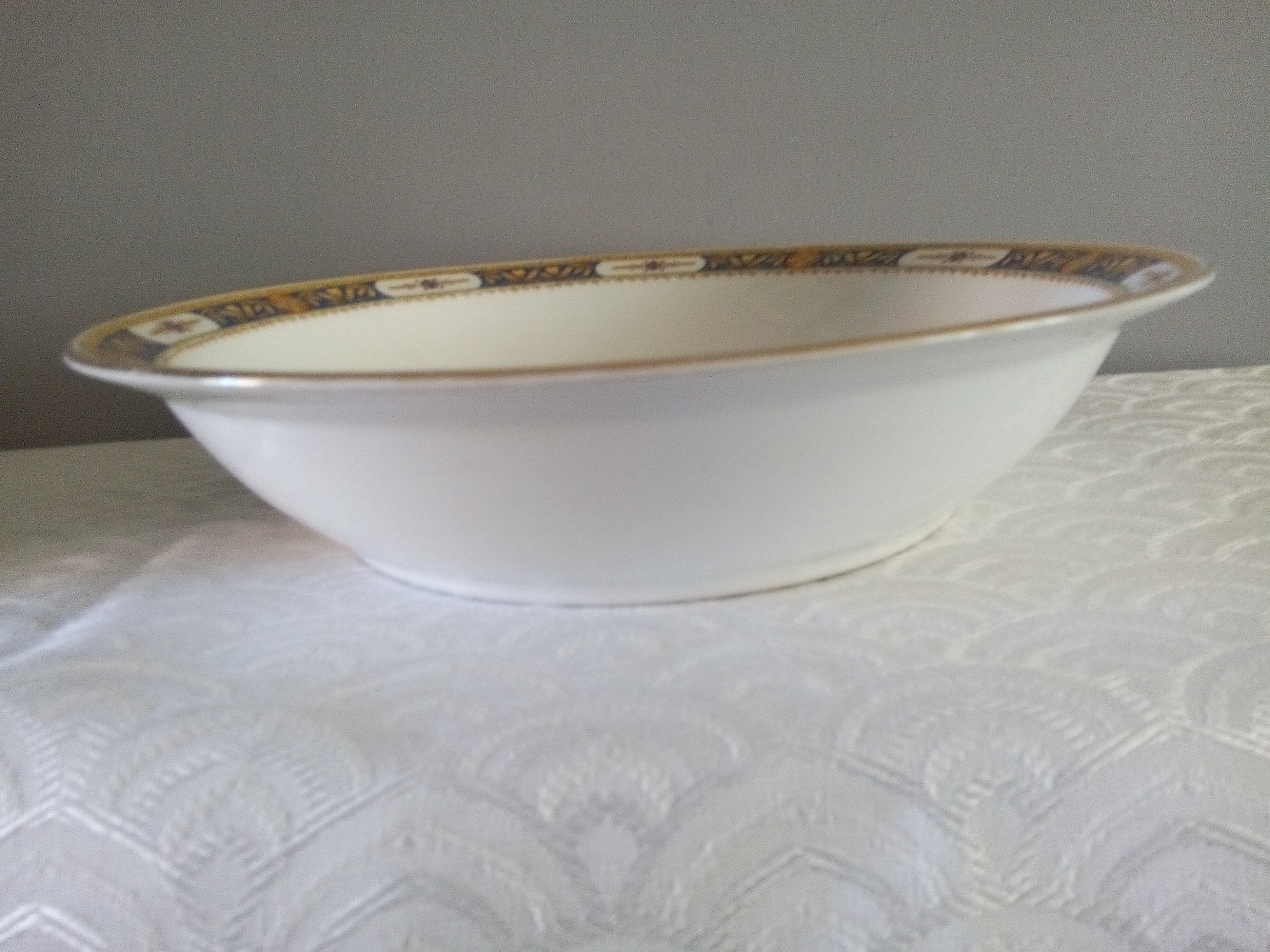 Limoges porcelain round dish