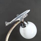 Art Deco / Streamline Moderne "Airplane" propeller lamp, circa 1930-1940