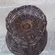 Corbeille en osier pied douche