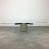 Table basse Paracarro de Giovanni Offredi pour Saporiti, italie 1970