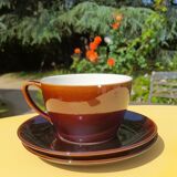 Breakfast cup and 2 subcups, Villeroy & Boch, Luxembourg model