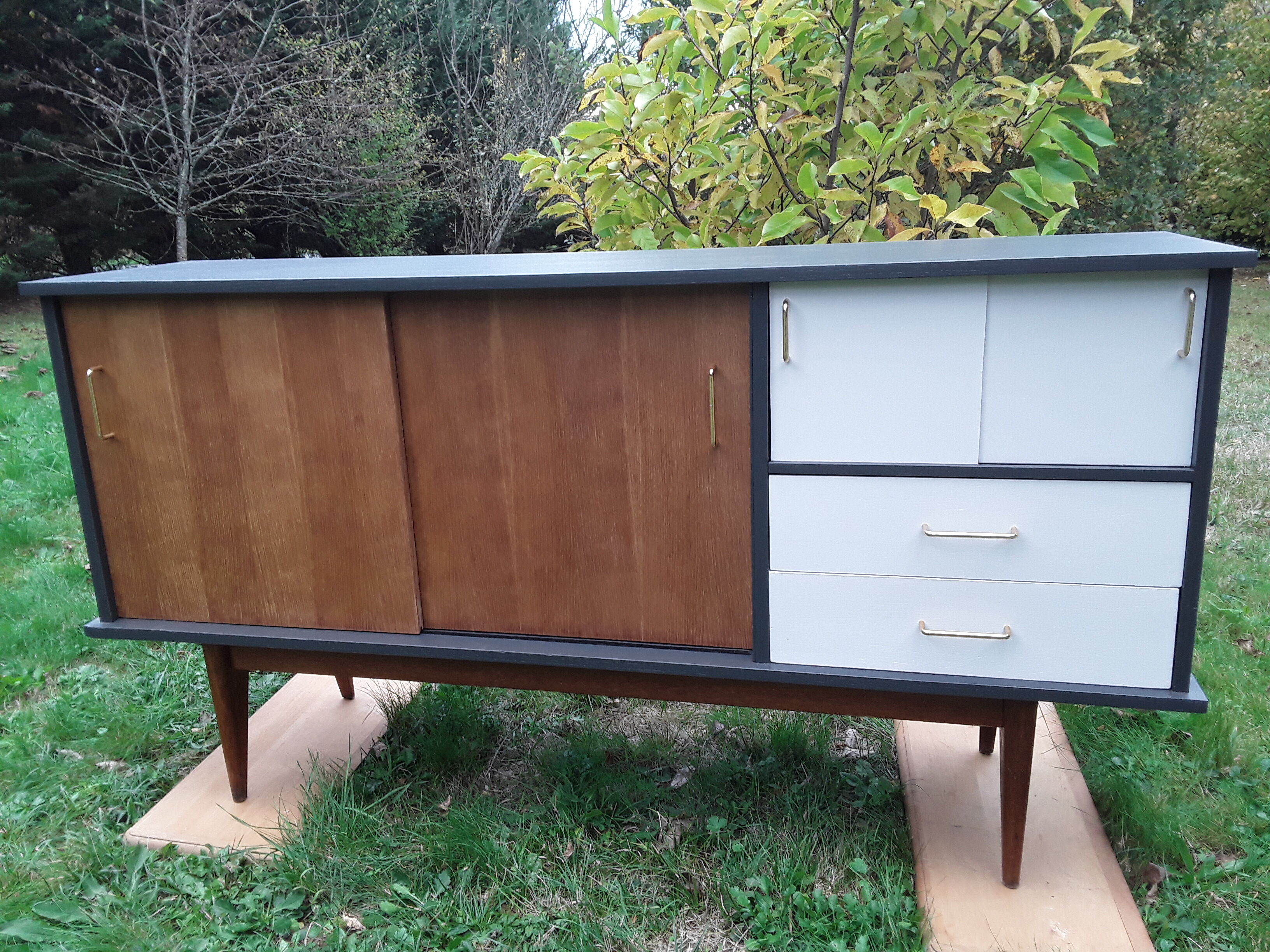 Sideboard vintage grey